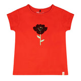 T-shirt Jonquilles 7-10ans-Deux par Deux-Rouge-7-2X2-H30H70-7620C-CLÉMENT