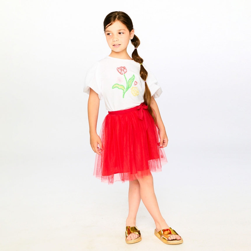 T-shirt Fleur Jonquilles 3-6ans-Deux par Deux-2X2-H30H71-100B-CLÉMENT