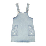 Robe Salopette Marguerites 3-6ans-Deux par Deux-Denim-3-2X2-H30I41-1250B-CLÉMENT
