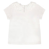 T-shirt Blanc Marguerites 3-6ans-Deux par Deux-2X2-H30I70-100B-CLÉMENT