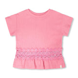 T-shirt Marguerites 3-6ans-Deux par Deux-Rose-3-2X2-H30I71-6240B-CLÉMENT
