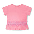 T-shirt Marguerites 7-10ans-Deux par Deux-Rose-7-2X2-H30I71-6240C-CLÉMENT