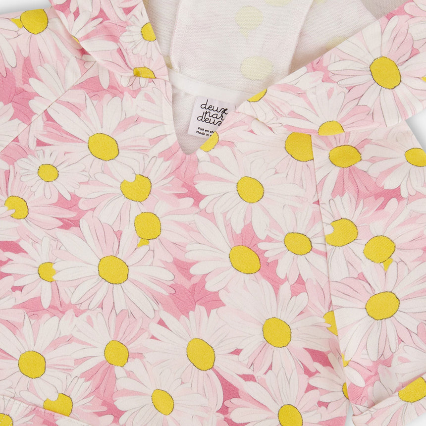 Robe Ouaté Marguerites 7-10ans-Deux par Deux-2X2-H30I86-136C-CLÉMENT