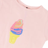 T-shirt Crème Glacé Sucré 7-10ans-Deux par Deux-2X2-H30J70-6200C-CLÉMENT
