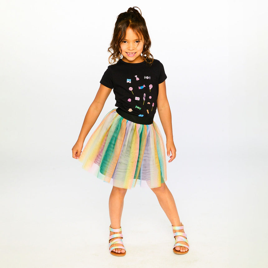 T-shirt Bonbon Sucré 7-10ans-Deux par Deux-2X2-H30J70-999C-CLÉMENT