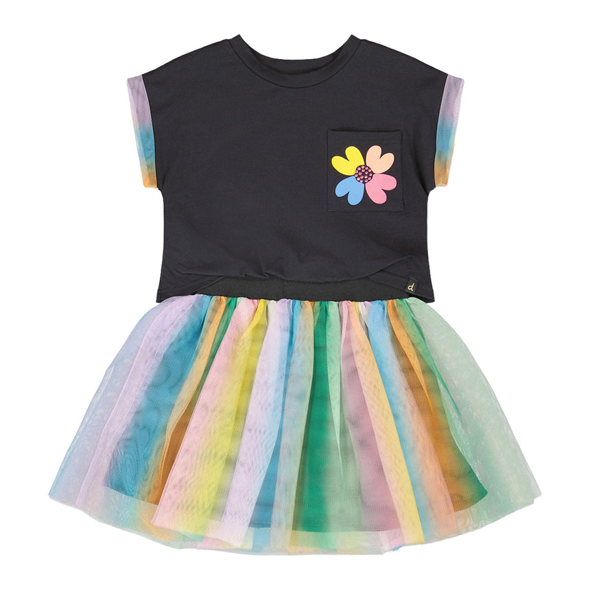 Robe Monde Sucré 3-6ans-Deux par Deux-Noir-3-2X2-H30J85-999B-CLÉMENT