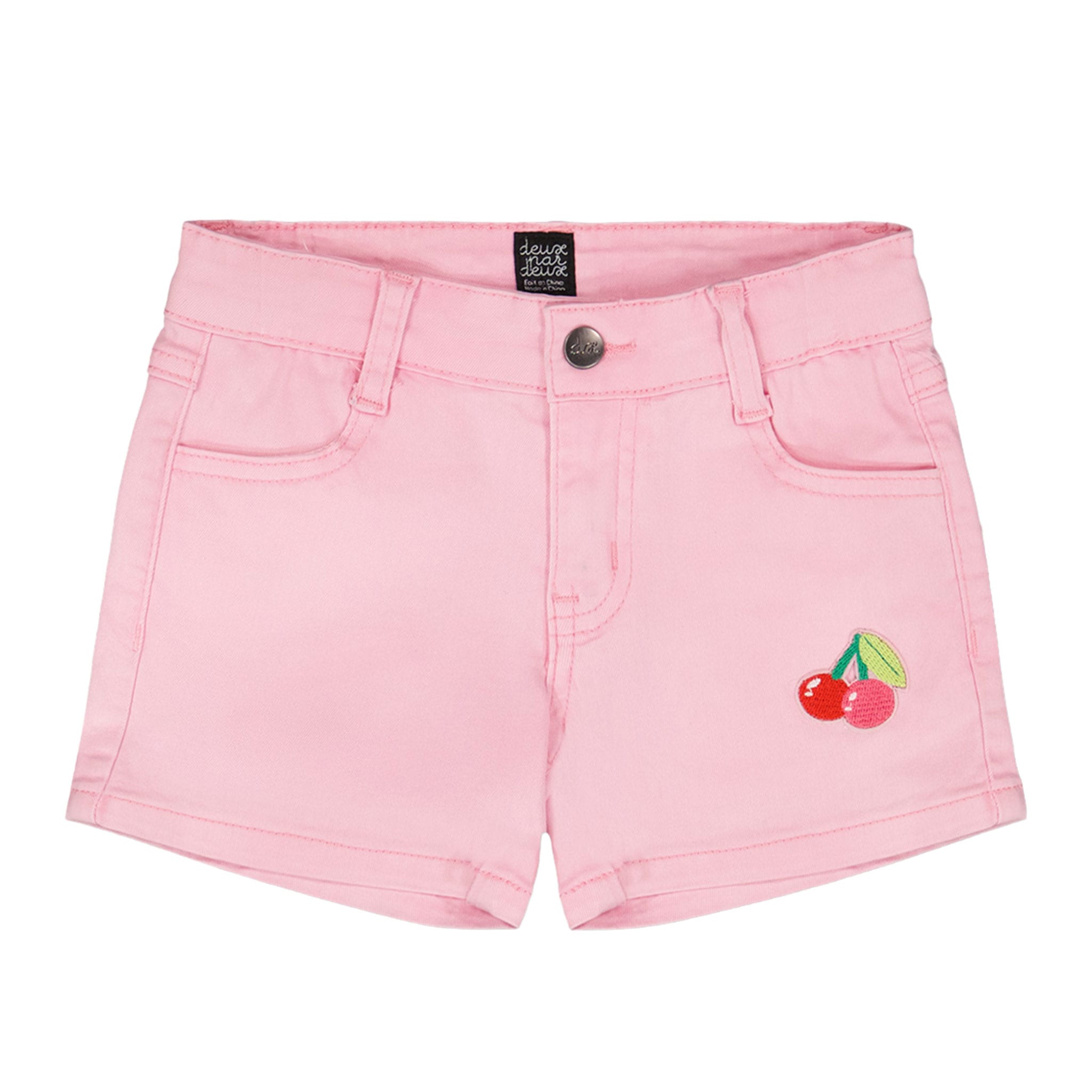 Short Denim Rose Cerise 3-6ans - Deux par Deux – CLÉMENT