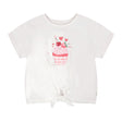 T-shirt Cupcake Cerise 3-6ans-Deux par Deux-Blanc-3-2X2-H30L70-100B-CLÉMENT