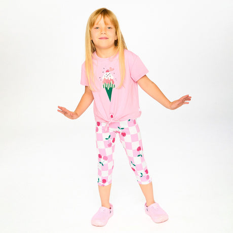 T-shirt Crème Glacé Cerise 7-10ans-Deux par Deux-2X2-H30L70-6050C-CLÉMENT