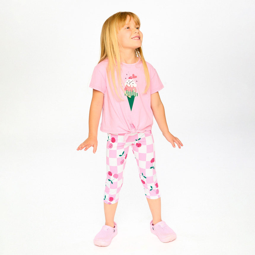 T-shirt Crème Glacé Cerise 7-10ans-Deux par Deux-2X2-H30L70-6050C-CLÉMENT