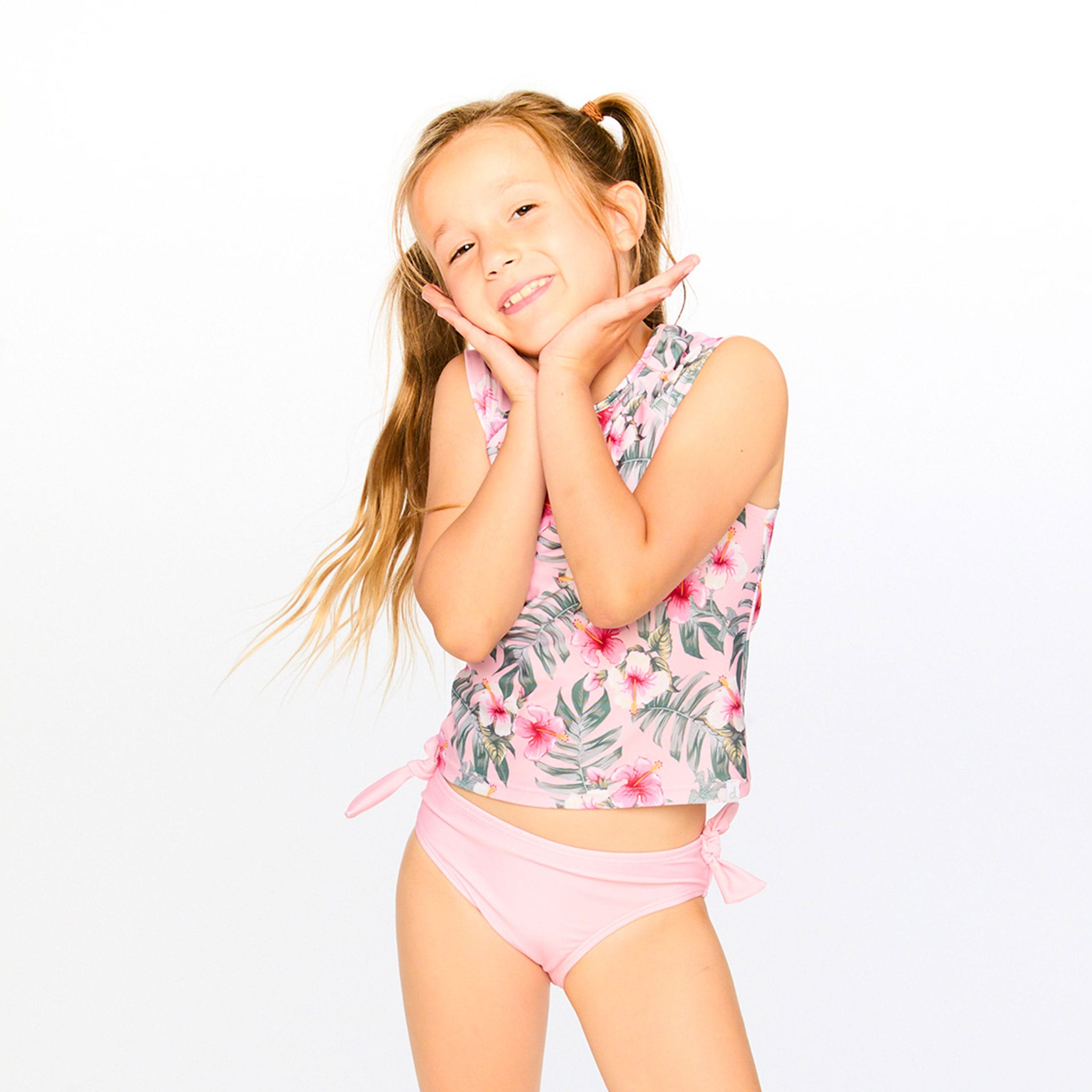 Tankini Hibiscus 7-12ans - Deux par Deux – CLÉMENT
