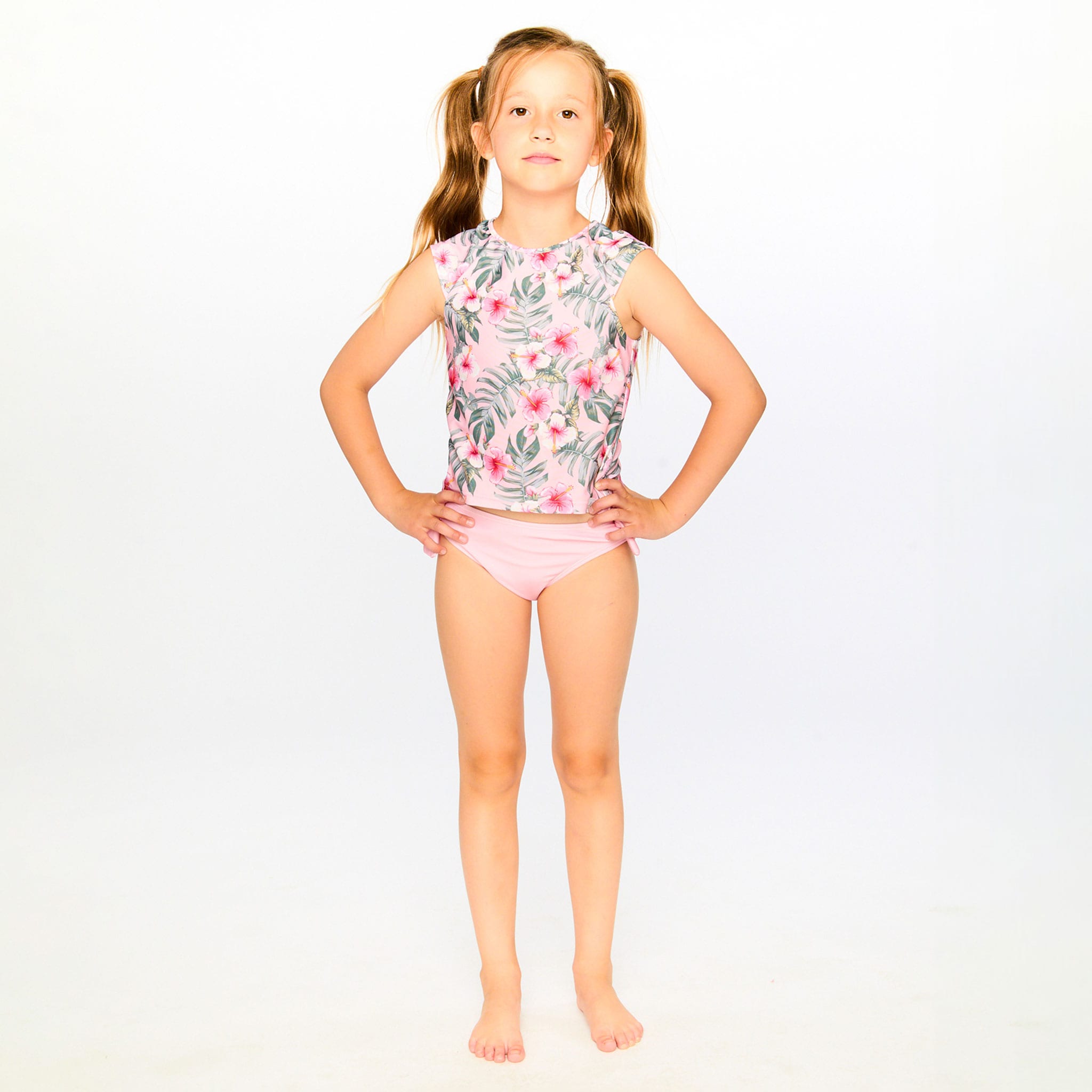Tankini Hibiscus 7-12ans - Deux par Deux – CLÉMENT