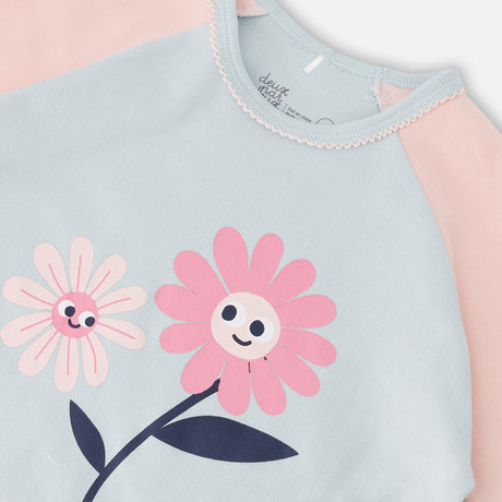 Pyjama Fleurs 2-6ans-Deux par Deux-2X2-H30PG12-095B-CLÉMENT