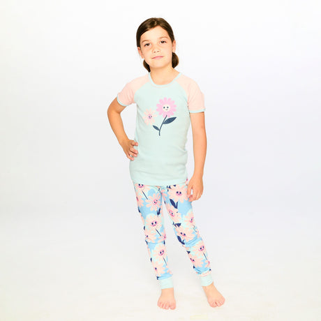Pyjama Fleurs 7-10ans-Deux par Deux-2X2-H30PG12-095C-CLÉMENT