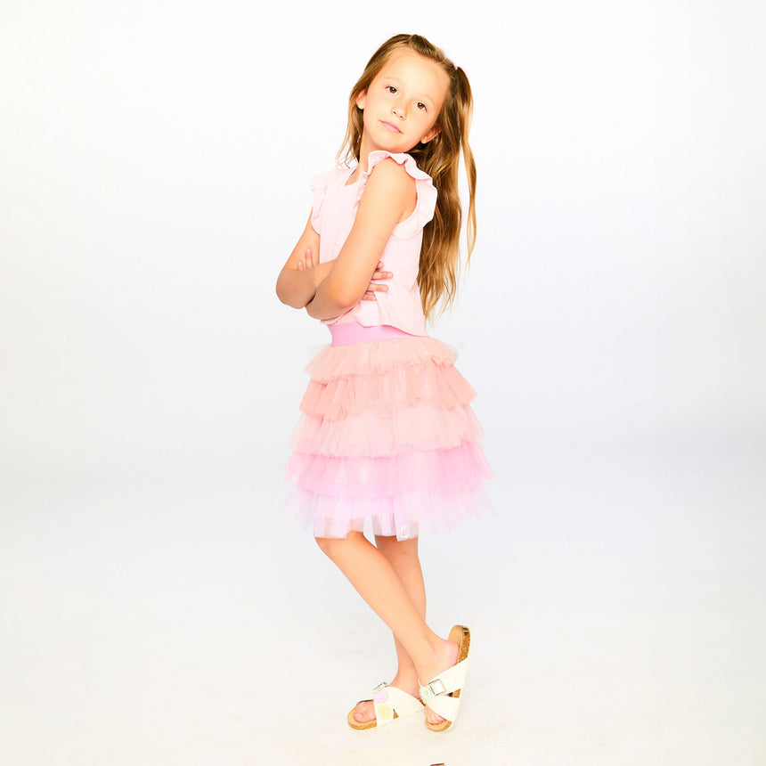 Robe Tulle Rose 3-6ans-Deux par Deux-2X2-H30Q90-6060B-CLÉMENT