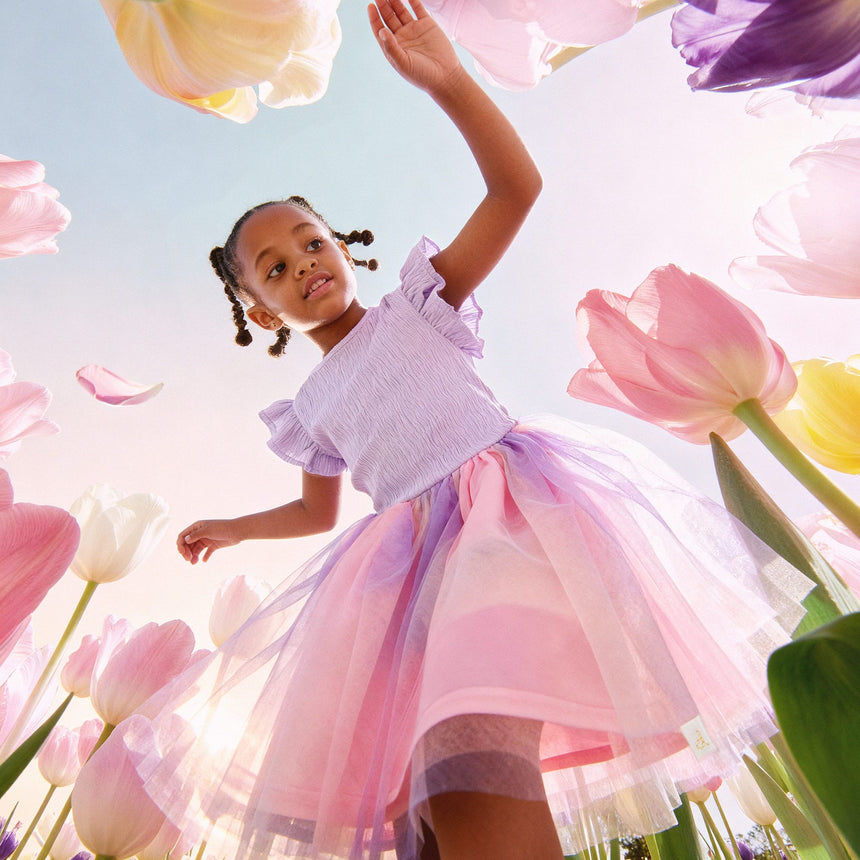 Robe Tulle Lilas 7-10ans-Deux par Deux-2X2-H30Q92-5001C-CLÉMENT