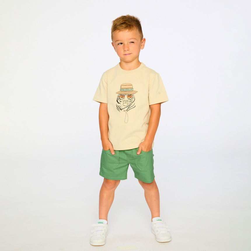 T-shirt Piste Tigre 3-6ans-Deux par Deux-2X2-H30S70-1001-CLÉMENT