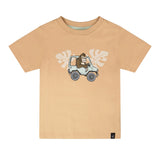 T-shirt Piste Gorille 3-6ans-Deux par Deux-Taupe-3-2X2-H30S70-1720-CLÉMENT