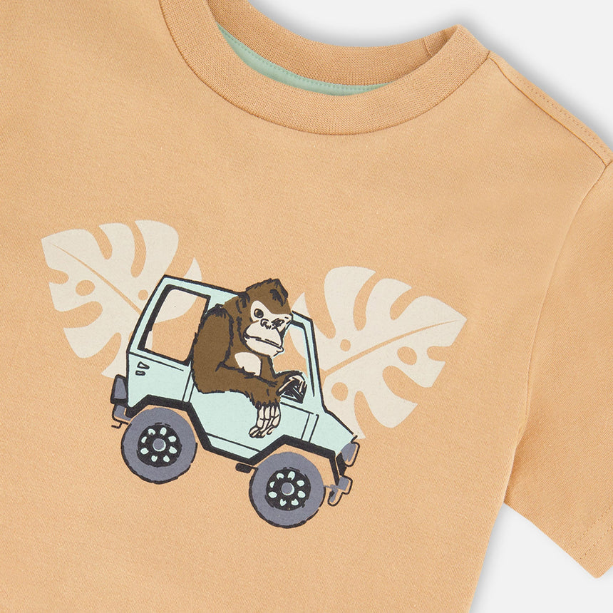 T-shirt Piste Gorille 3-6ans-Deux par Deux-2X2-H30S70-1720-CLÉMENT