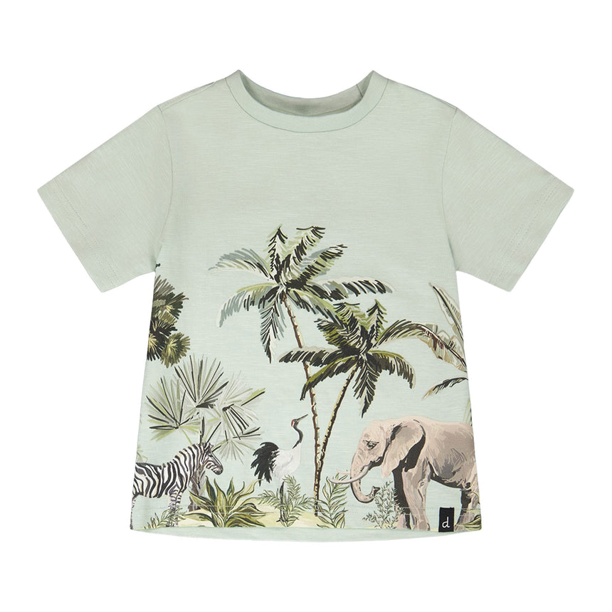 T-shirt Piste Safari 3-6ans-Deux par Deux-Menthe-3-2X2-H30S72-3260-CLÉMENT