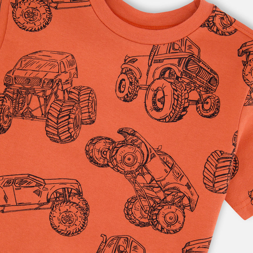 T-shirt Monster Trucks 3-6ans-Deux par Deux-2X2-H30U72-121-CLÉMENT