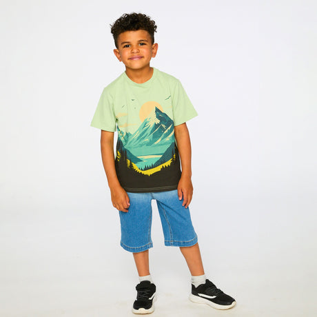 T-shirt Montagne Boys 3-6ans-Deux par Deux-2X2-H30U76-3002-CLÉMENT