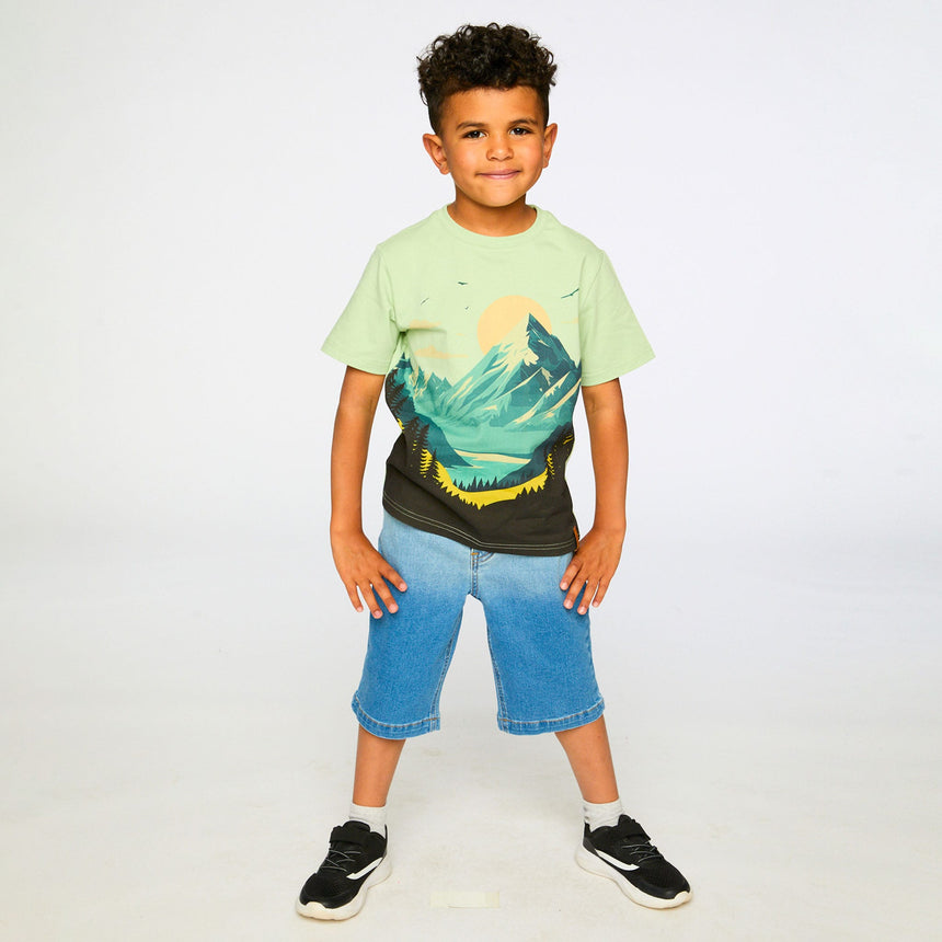 T-shirt Montagne Boys 3-6ans-Deux par Deux-2X2-H30U76-3002-CLÉMENT