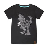 T-shirt Dino Boys 3-6ans-Deux par Deux-Noir-3-2X2-H30U78-999-CLÉMENT