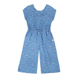 Combinaison Essentiel Fleurs 7-10ans-Deux par Deux-Bleu-7-2X2-H30YG40-179C-CLÉMENT