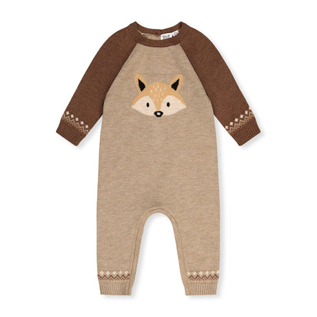 Combi Tricot Renard Bois 6-24-Deux par Deux-Taupe-6 m-2X2-J20DT40-1210-CLÉMENT