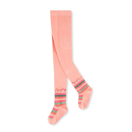 Collant Petites Moustaches 3-6ans-Deux par Deux-Corail-3-4-2X2-J20ET-6850-CLÉMENT