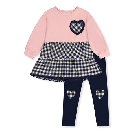 Tunique Coeur Douillet 12-24mois-Deux par Deux-Rose-12 m-2X2-J20F10B-622A-CLÉMENT