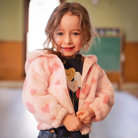 Veste Peluche Coeur 3-6ans-Deux par Deux-2X2-J20F50-253B-CLÉMENT