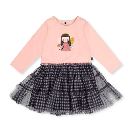 Robe Coeur 3-6ans-Deux par Deux-Rose-3-2X2-J20F85-622B-CLÉMENT