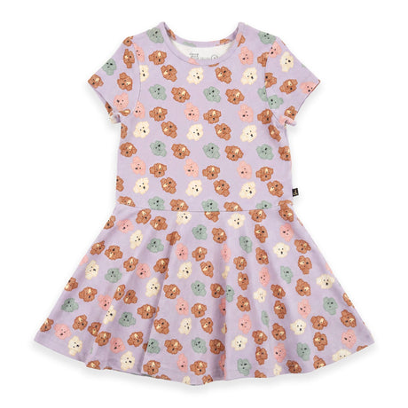 Robe Chic Caniche 3-6ans-Deux par Deux-Lilas-3-2X2-J20I85-283B-CLÉMENT