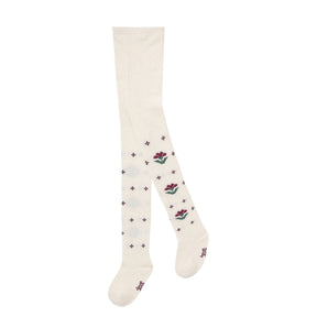 Collant Douce Poésie Ivoire 3-6ans-Deux par Deux-Rose-3-4-2X2-J20KT-6220-CLÉMENT