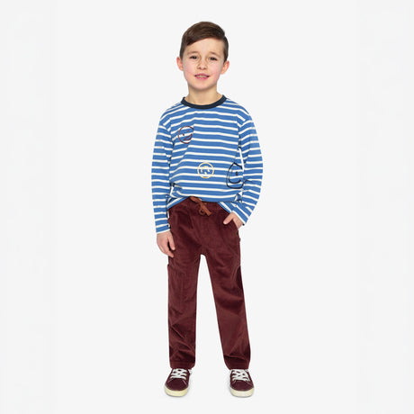 T-shirt Rayé Smiley 3-6ans-Deux par Deux-2X2-J20M73-316B-CLÉMENT
