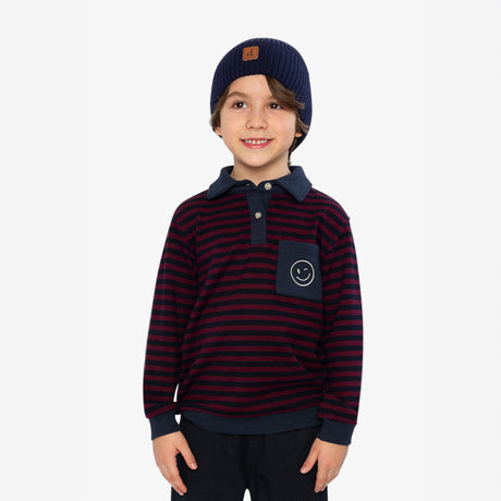 Polo Rayé Esprit Campus 3-6ans-Deux par Deux-2X2-J20M74-317B-CLÉMENT