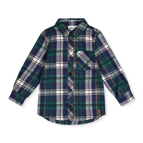 Chemise Carreaux 3-6ans-Deux par Deux-Forêt-3-2X2-J20OB16-314B-CLÉMENT