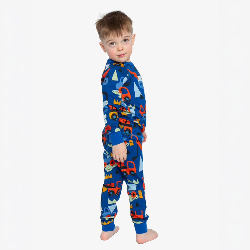 Pyjama Camions 7-10ans-Deux par Deux-2X2-J20PB10-225C-CLÉMENT