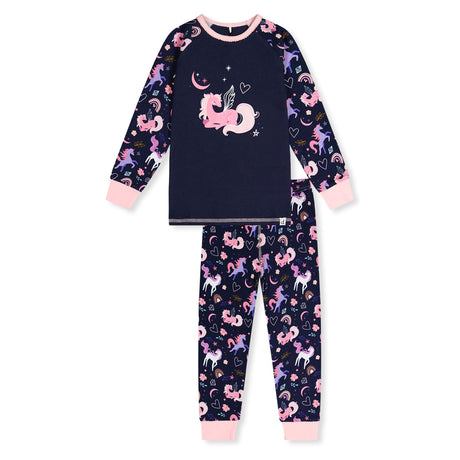 Pyjama Licornes 7-10ans-Deux par Deux-Marine-7-2X2-J20PG10-217C-CLÉMENT