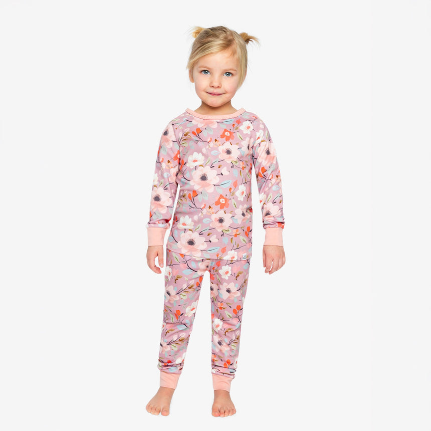 Pyjama Fleurs 7-10ans-Deux par Deux-2X2-J20PG10-221C-CLÉMENT