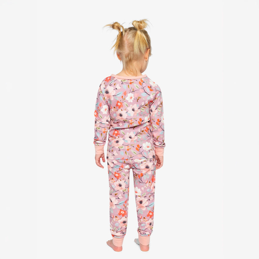 Pyjama Fleurs 7-10ans-Deux par Deux-2X2-J20PG10-221C-CLÉMENT