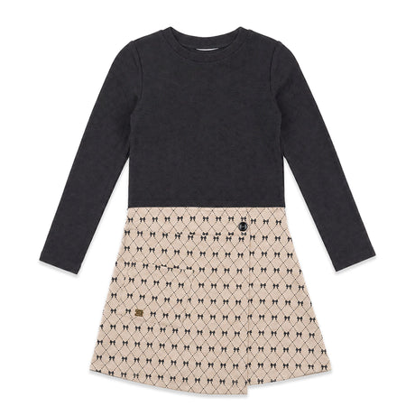 Robe Boucle Chic 7-10ans-Deux par Deux-Noir-7-2X2-J20Q98-306C-CLÉMENT