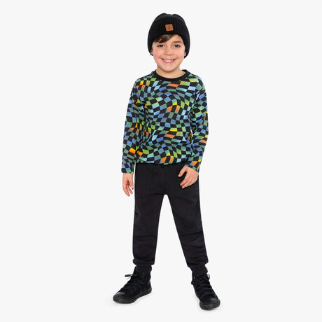 Pantalon Ouaté Boys 3-6ans-Deux par Deux-2X2-J20U21-999B-CLÉMENT