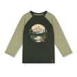 T-shirt Raglan Boys 7-10ans-Deux par Deux-Forêt-7-2X2-J20U69-3014C-CLÉMENT