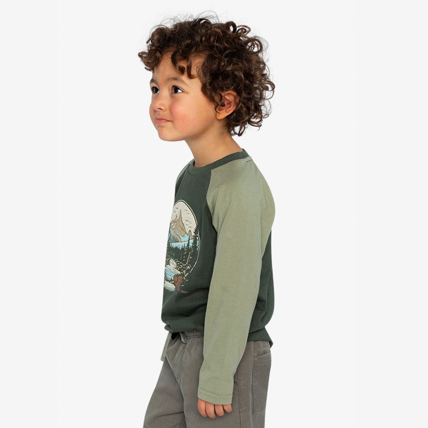 T-shirt Raglan Boys 7-10ans-Deux par Deux-2X2-J20U69-3014C-CLÉMENT