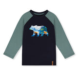 T-shirt Ours Boys 7-10ans-Deux par Deux-Marine-7-2X2-J20U69-4810C-CLÉMENT