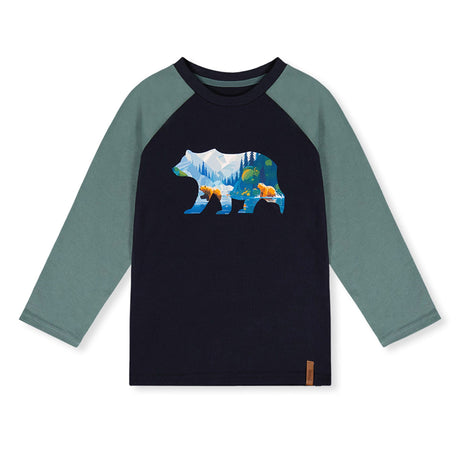 T-shirt Ours Boys 7-10ans-Deux par Deux-Marine-7-2X2-J20U69-4810C-CLÉMENT