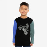 T-shirt Motocross Boys 3-6ans-Deux par Deux-2X2-J20U71-998B-CLÉMENT